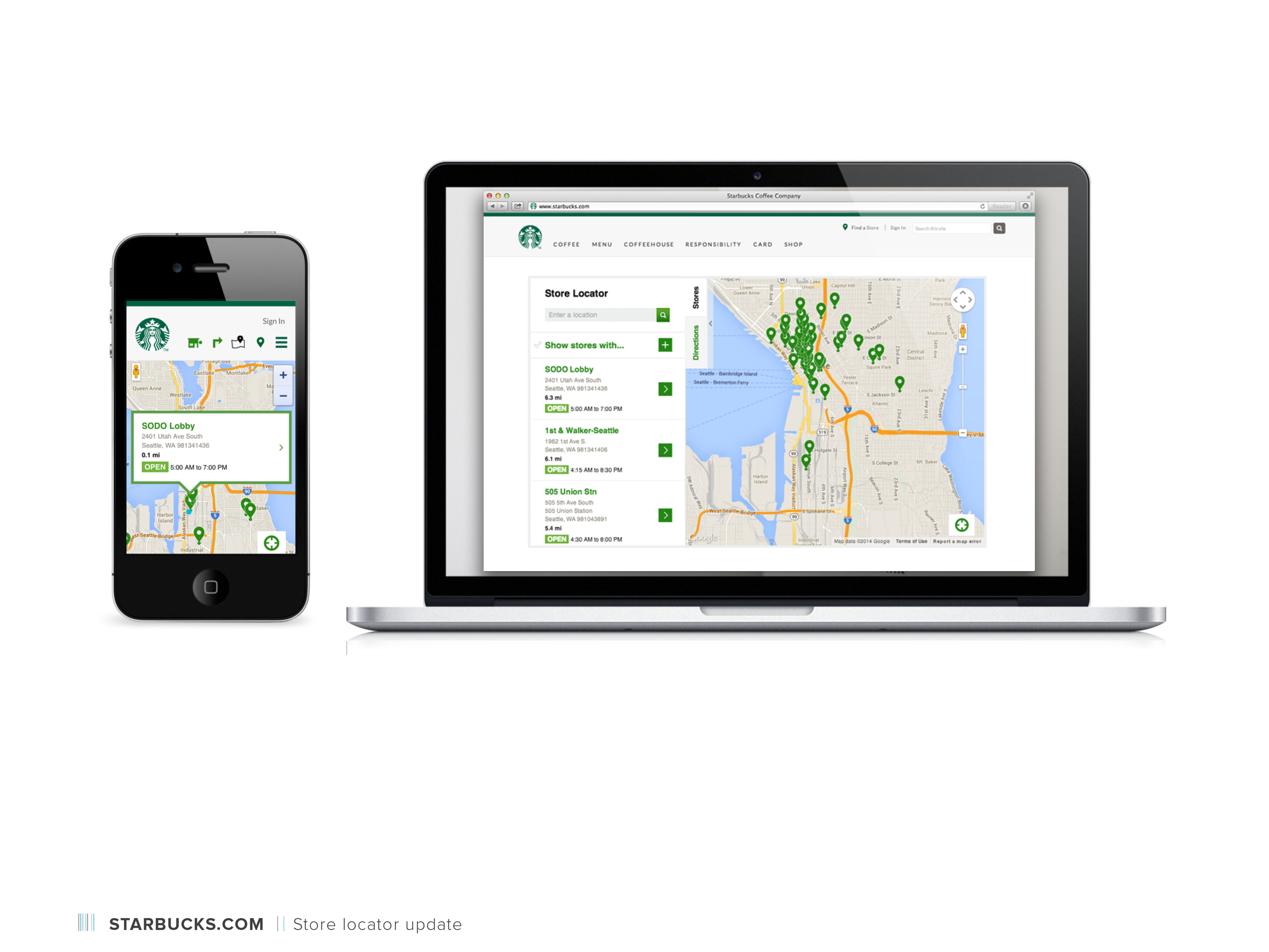 Starbucks store locator